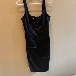 Black “Bring Sexy Back” Form Fitted Dress